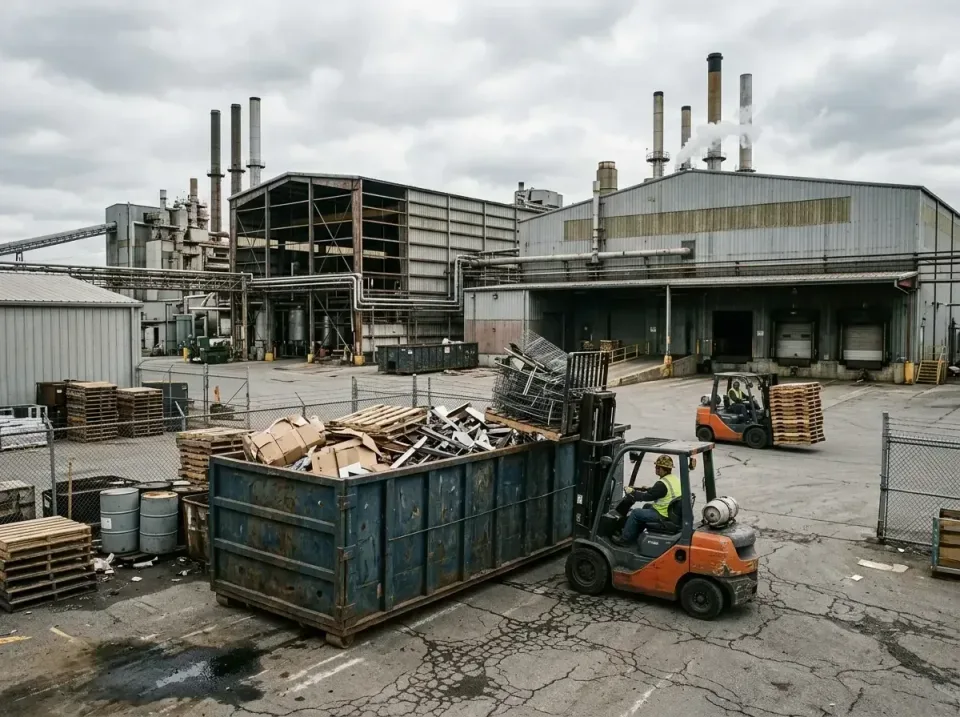 industrial-factory-scrap-conta-003 — frequently asked questions, Cheap Roll-off Dumpster Rentals in Berkley, MI